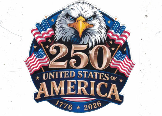 250TH UNITED STATES OF AMERICA STICKER