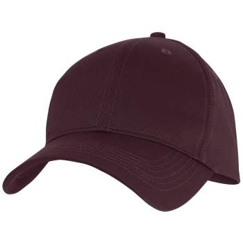 Rothco Supreme Maroon Solid Color Low Profile Cap