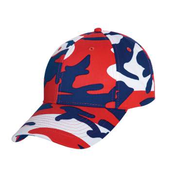 ROTHCO RED, WHITE, & BLUE CAMO HAT