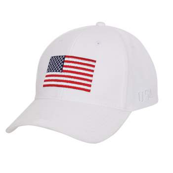 ROTHCO WHITE U.S. FLAG/ W U.S.A. HAT