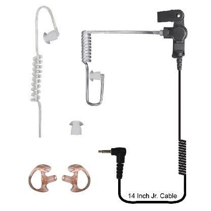 Silent Jr 2.5MM Listen Only Earpiece With Free Replacement Pack