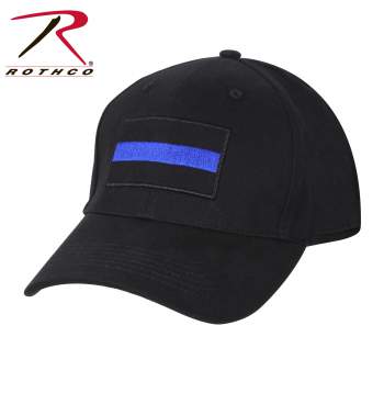 ROTHCO BLACK THIN BLUE LINE HAT